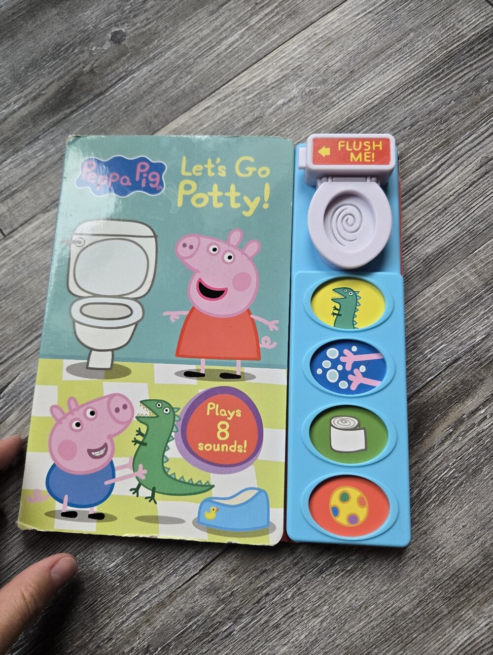 Peppa Pig Let's Go Potty! Sound Book - Blue